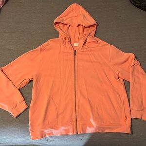 Liz Claiborne’s Lizwear Jeans Coral Women’s Large Zip Jacket